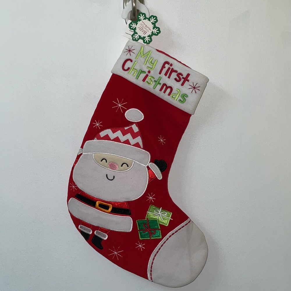 Baby’s 1st Christmas Stocking NWT
